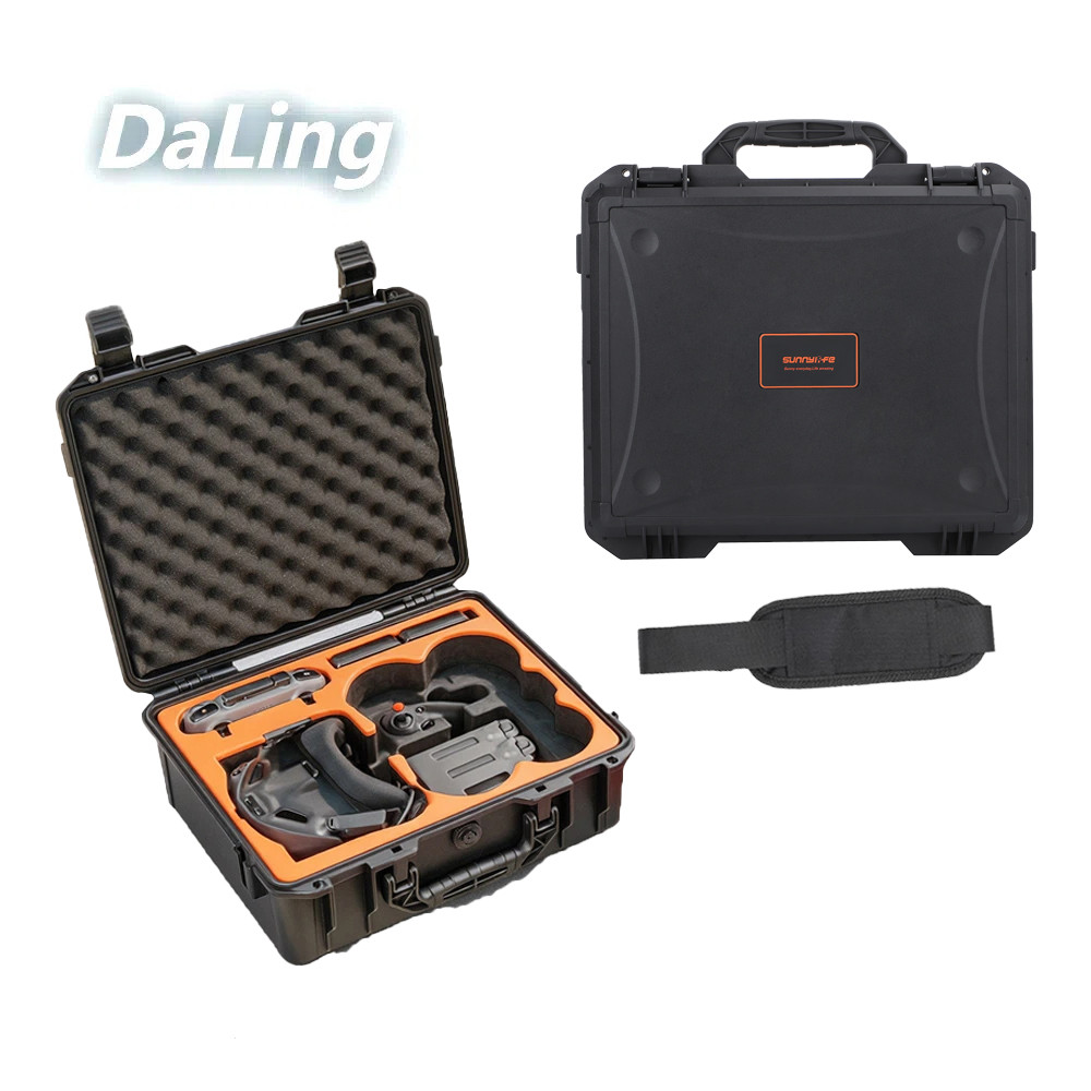 สําหรับ DJI Avata 360 กล่องนิรภัยกันน้ํากระเป๋าเก็บ AVATA360 Shock-proof กลางแจ้งขนาดใหญ่ความจุกระเป๋าเดินทางอุปกรณ์เสริมกรณี
