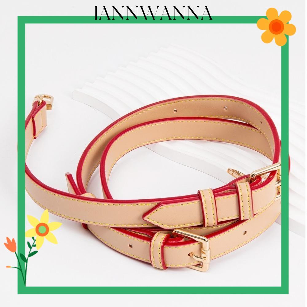 IANNWNA สายกระเป๋า,ปรับ DIY สายคล้องไหล่, Punch-free PU หนังเปลี่ยนกระเป๋าเข็มขัดสําหรับ LV Speedy 2