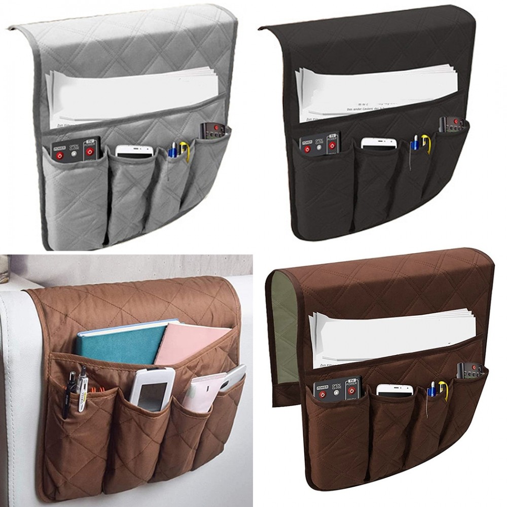 [BUTO]1 Pcs 5 Pocket Sofa Chair Arm Rest Organiser Tray Armchair  Storage Holder