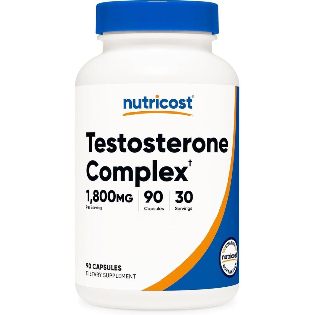 Nutricost Testoster port Complex (90 แคปซูล) 1800 มก. บริการต่อ