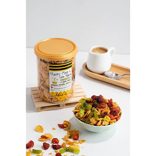 คอร์นเฟลกคาราเมล น้ำผึ้ง HoneyMee (1กระปุก) น้ำหนัก 180 กรัม