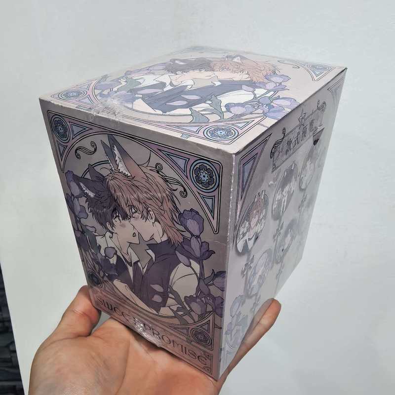 [ของแท้] Liaring Puppy Will Be Eat Off Mucha Flower Pendant Badge Mystery Box สินค้าอนิเมะสองมิติ
