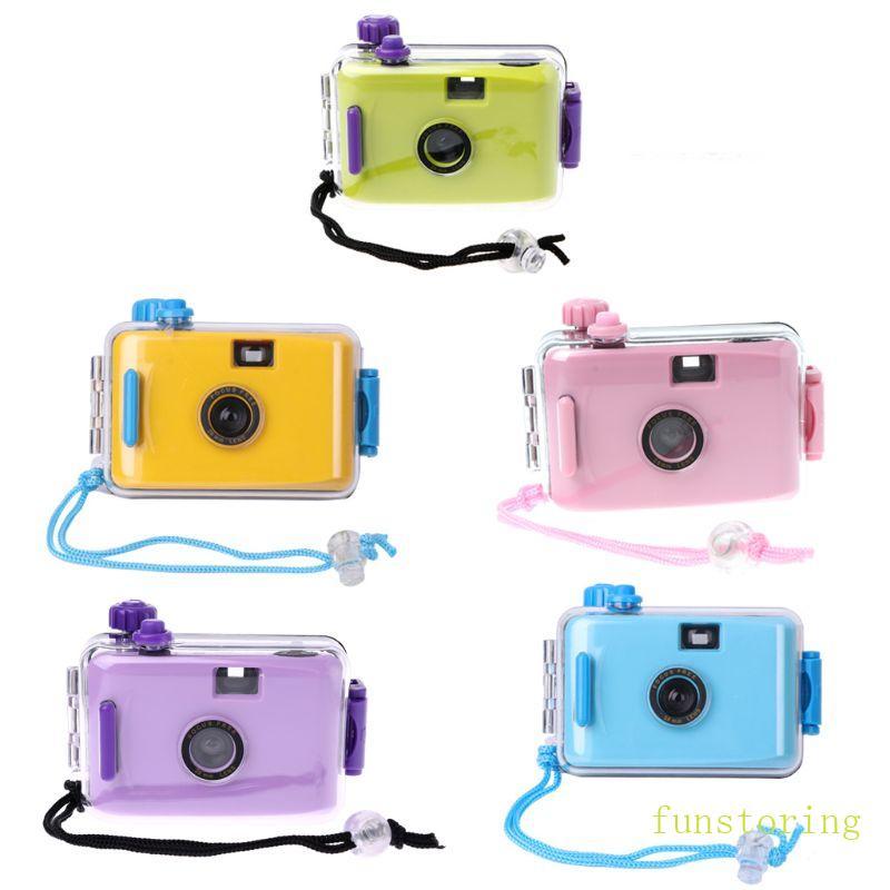 FUN กล้อง Lomo กันน้ําใต้น้ํา Mini น่ารัก 35 มม. ฟิล์มพร้อมที่อยู่อาศัยสําหรับกรณีใหม่