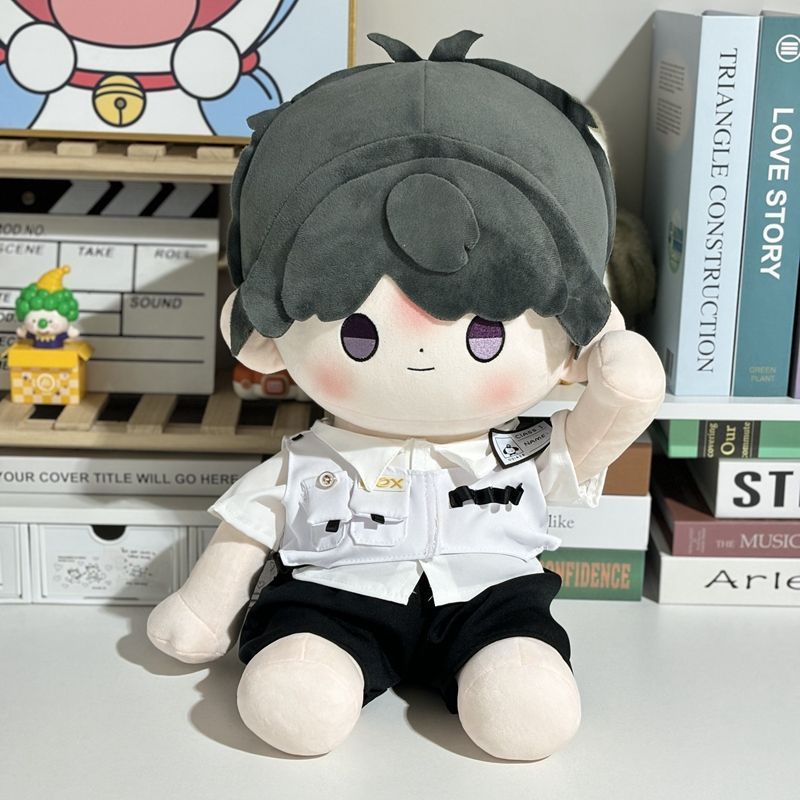 Cotton Doll Tactical Vest Outfit 40cm Sitting Plush Doll Replacement Set [Doll Not Included]