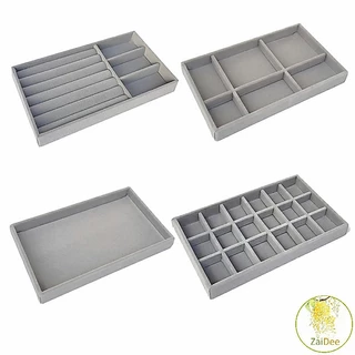 ถาดจัดระเบียบเครื่องประดับ ในลิ้นชัก ถาดใส่เครื่องประดับ สไตล์นอร์ดิก สะดวกใช้งาน Jewelry tray