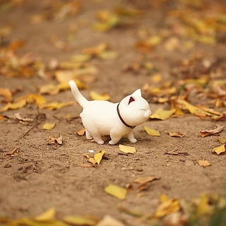 โมเดลฟิกเกอร์ รูปแมวอ้วนน่ารัก ขนาดเล็ก สําหรับตกแต่งบ้าน และสวน 9 ชิ้น