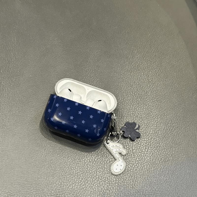 เกาหลีน่ารักคาวบอย Star Note จี้หูฟังสําหรับ AirPods 4 AirPods 3 Pro 2 Pro 1Pro AirPods 3 2 Coverd