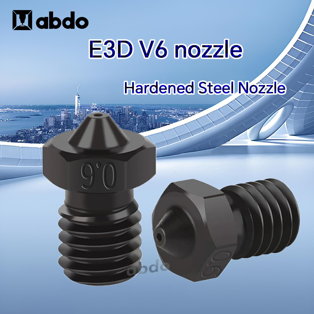 E3D Nozzle 0.2-0.8mm Hardened Steel nozzles for Titan Extruder Prusa i3 MK3 MK3+ E3D V6 Nozzle 3D Pr