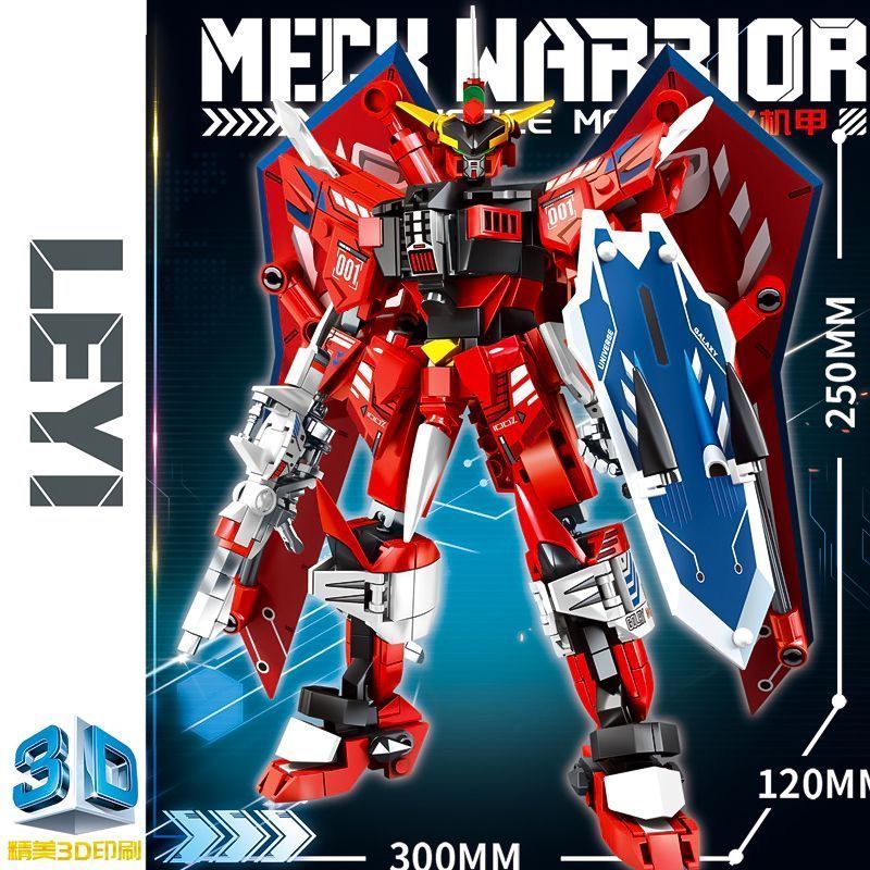 เข้ากันได้กับ Lego Mecha Gundam Model Children Assembling Strike Robot Educational Boy Building Bloc