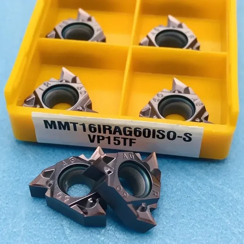 2 ชิ้น MMT16ER AG60-S VP15TF MMT16IR คาร์ไบด์ใส่ MMT 16ER AG60-S 16IR สําหรับคุณภาพสูง CNC universal
