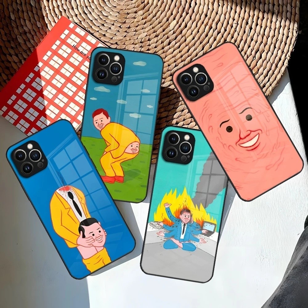 BK-1 C-Cornellas J-Joons Art เคสโทรศัพท์สําหรับ Iphone 16 15 14 12 11 13 Pro Max Mini X 8 Xr Xs 7 Pu