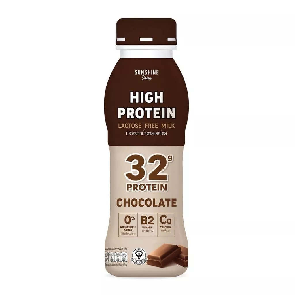 ซันชายน์แดรี่ ไฮโปรตีนช็อกโกแลต Sunshine High Protein Chocolate 340ml.