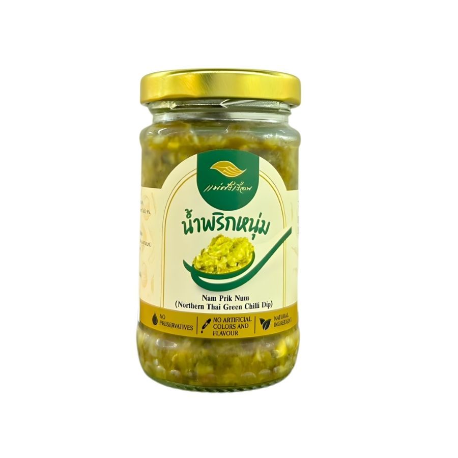 แม่ศรีเรือน น้ำพริกหนุ่ม Maesriruen Nam Prik Num 100g.