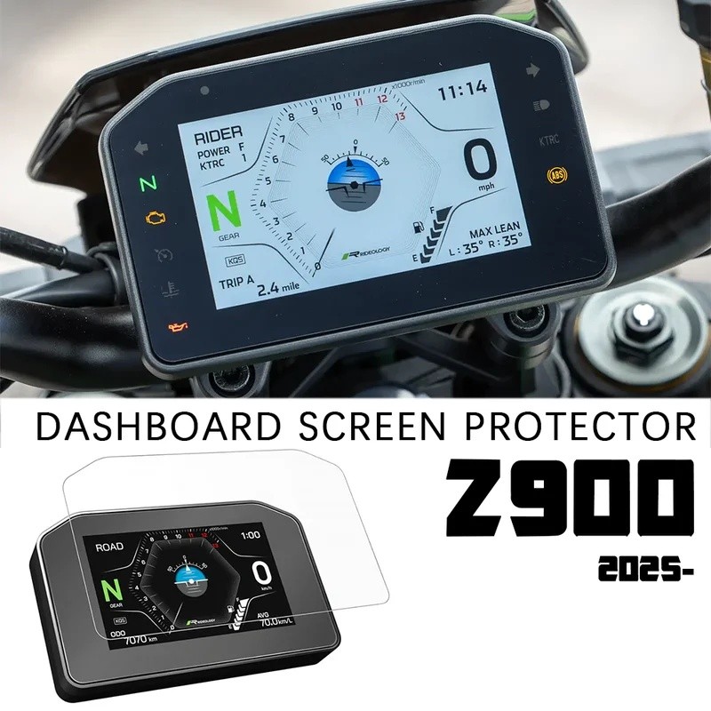 2025 Z900 Z 900 Dashboard Screen Protector สําหรับ KAWASAKI Z900SE Z900 อุปกรณ์เสริม TPU Instrument 