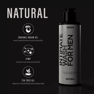 BOND Men's Intimate Wash (Dark Wiz/Aries/White Shadow/Natural)130ml สูตรสดชื่นจากพืช อ่อนโยนต่อกลิ่นกายและไม่ระคายเคือง
