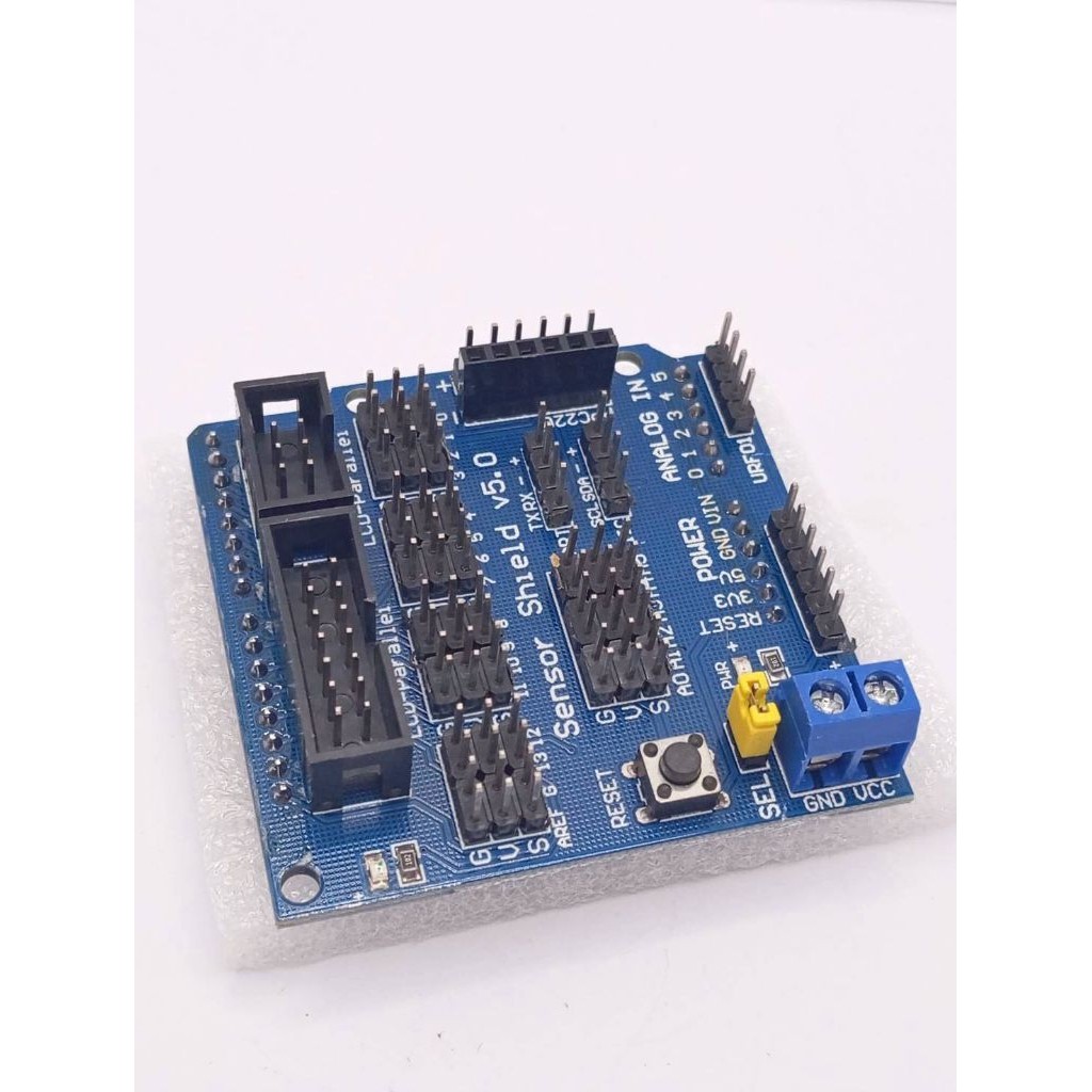 Arduino Sensor Shield V5 Arduino Sensor Shield V5.0 บอร์ดขยายสำหรับ Arduino UNO R3 และบอร์ดที่มีฟอร์