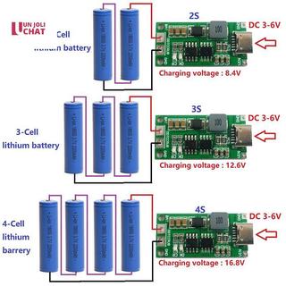 ดี 2S 3S 4S 1-4A Booster โมดูลแบตเตอรี่ลิเธียมโพลิเมอร์โมดูลชาร์จแบตเตอรี่ Step-Up Boost LiPo Polymer Li-Ion Charger ได้ดี