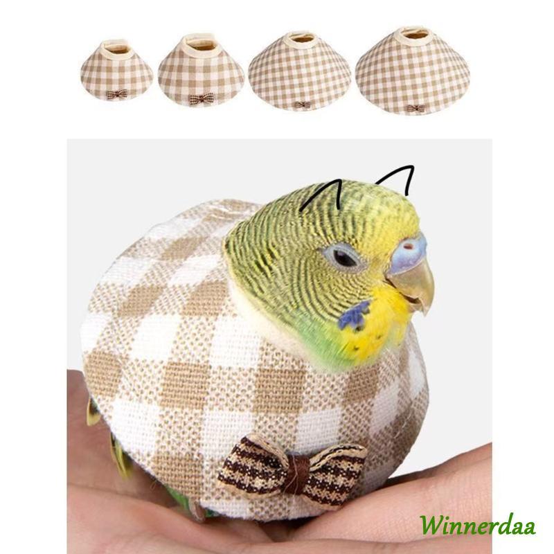 Protective Elizabethan Collar Cone Collar for Parrots Prevent Feathered Plucking