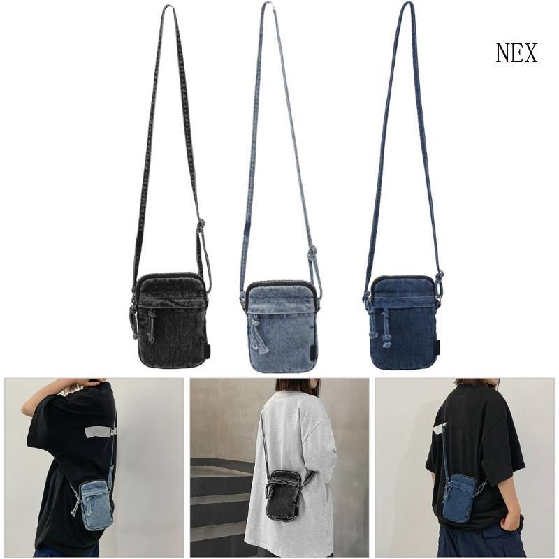 NEX Women Bag Denims Crossbody Bag Shoulder Messenger Trend Phone Bag