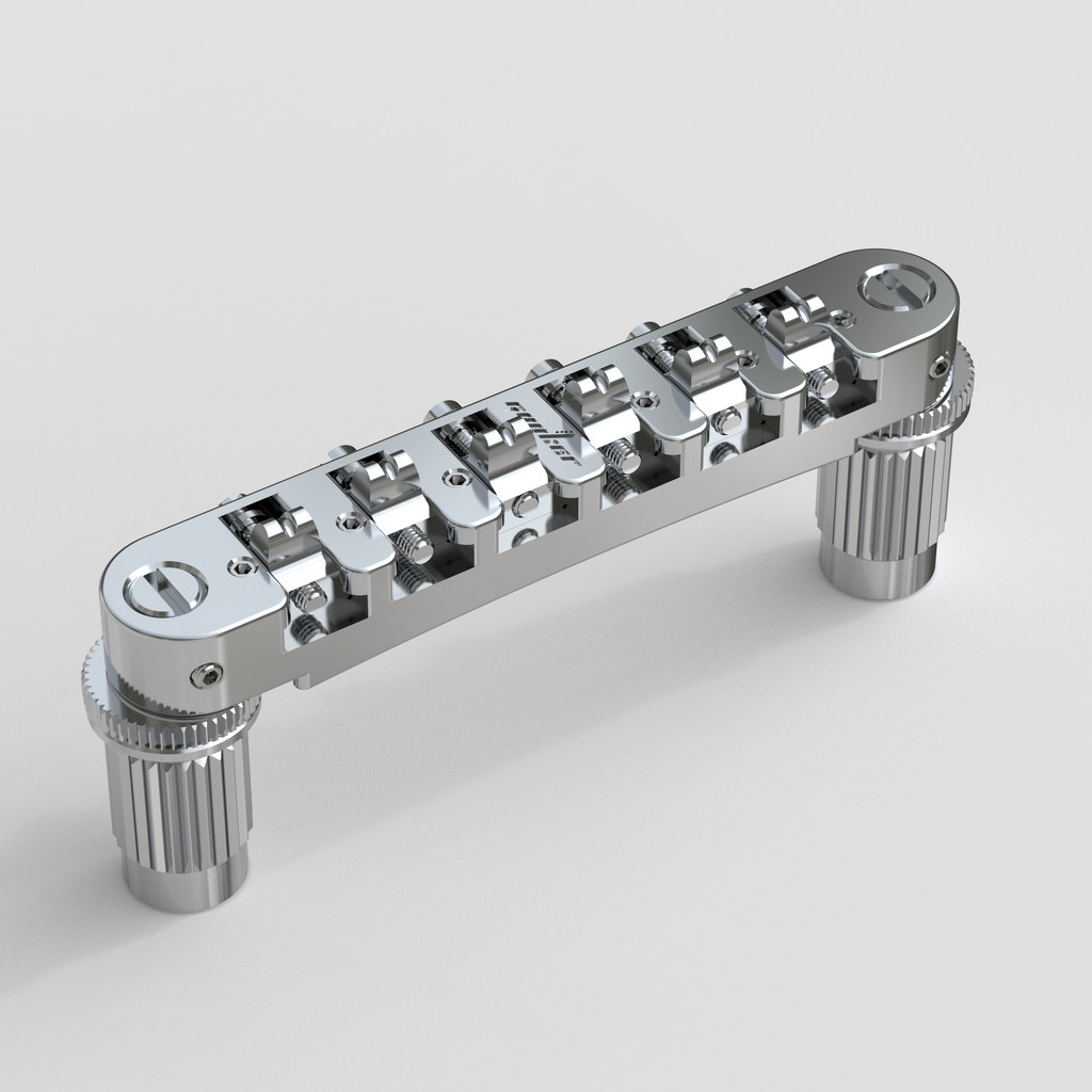 ST-Guyker 6 StringAdjustable Locking Guitar Bridge Zinc Alloy สําหรับกีตาร์ไฟฟ้า