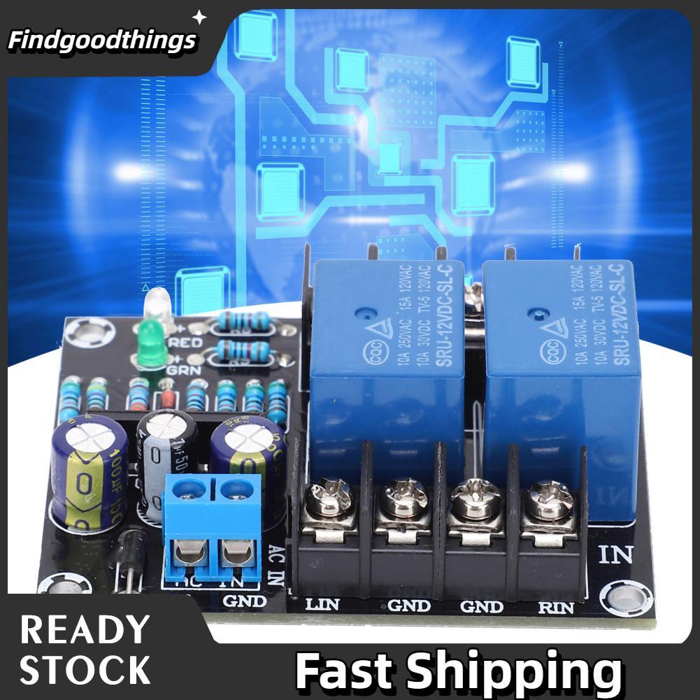 findgoodthings ส่วนประกอบเครื่องขยายเสียงการหน่วงเวลาเสียงของบอร์ดลำโพงพร้อม Boot DC