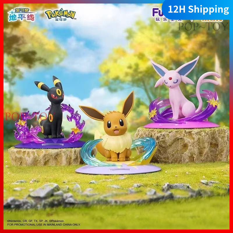 Pokemon Shining Moments Series Pikachu Genger eevee Dragonite Gardevoir cute Figures action figure d