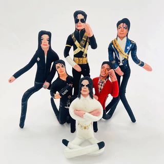 Michael Jackson Abstract Poseable Doll PP Soft Cotton Plush Ornament MJ ของขวัญของที่ระลึกวันเกิดตลก