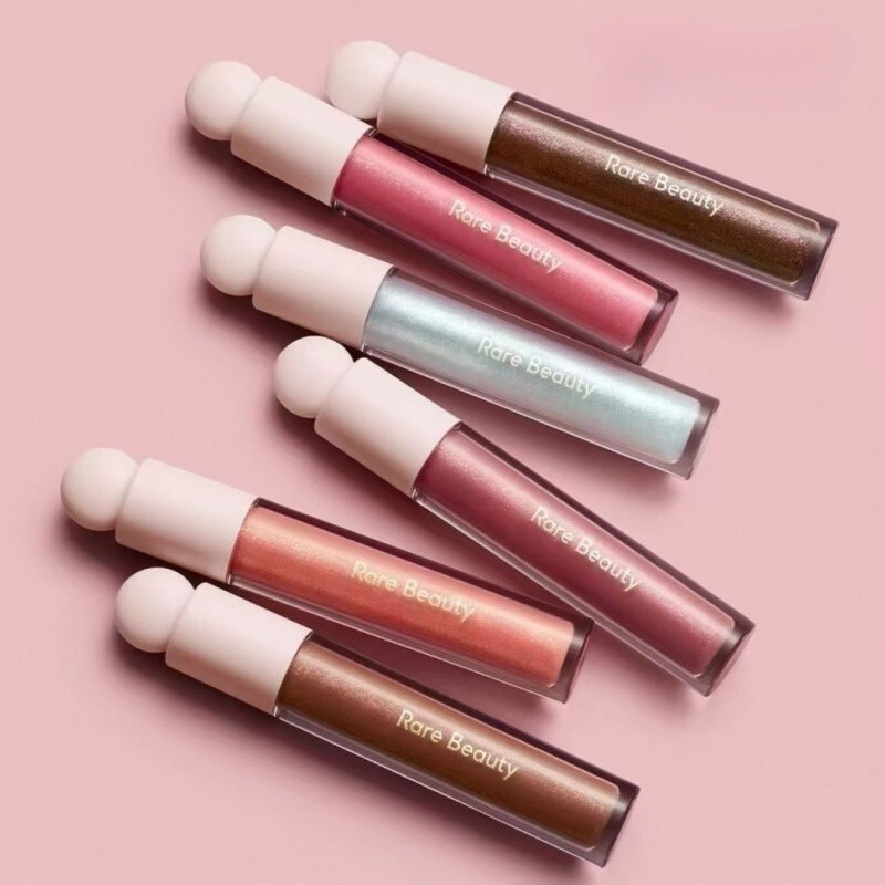 LING·Rare Beauty Moisturizing Lip Glaze ลิปกลอสกระจ่างใสผิว Fine Shining Gloss Fades Lip Lines สี Mo