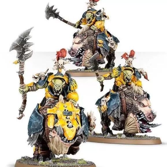 Blood Pig Cavalry Iron Orc Resin White Model (เวอร์ชั่นมาตุภูมิระบายสีไม่ได้)