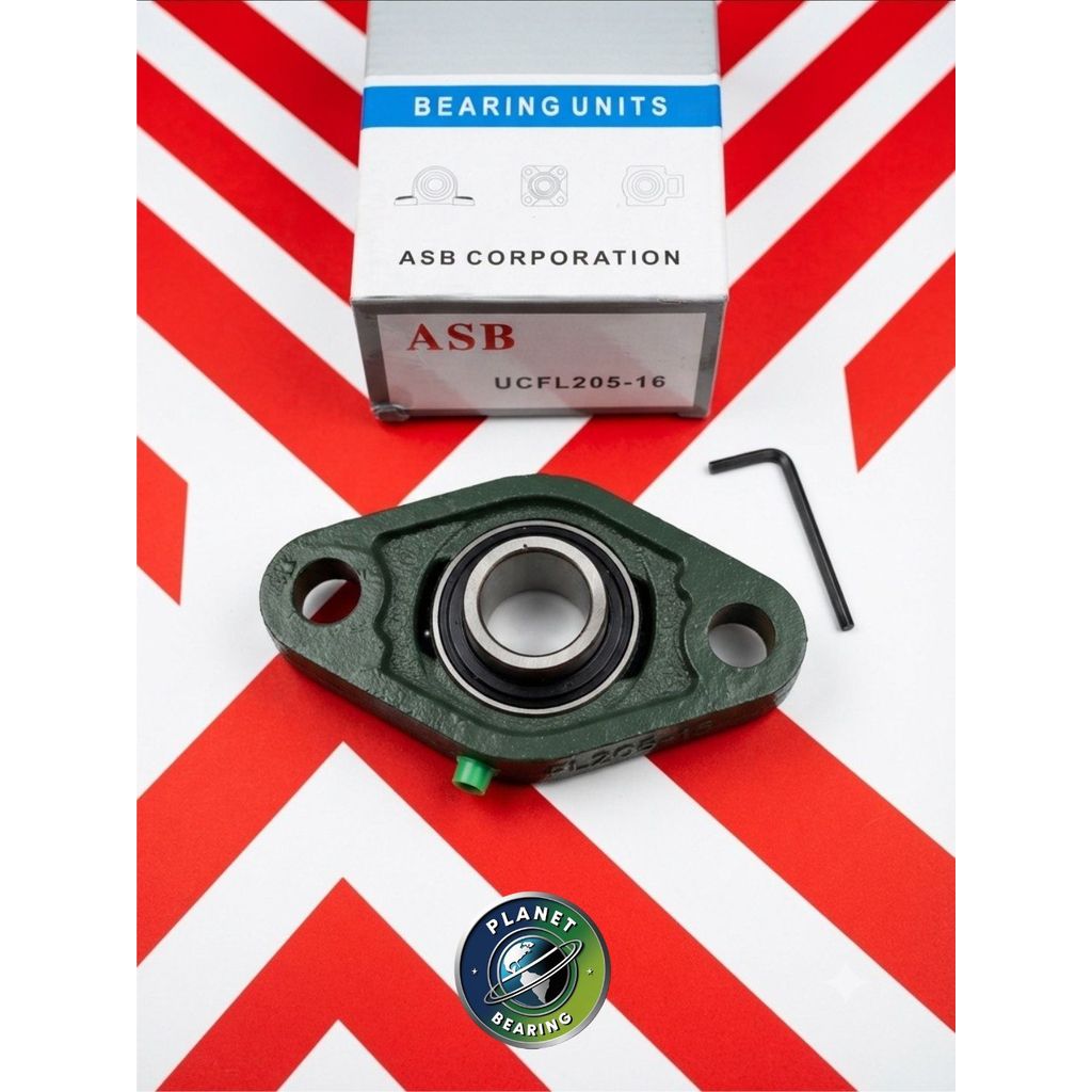 หมอนบล็อกแบริ่ง UCFL 205-16 AS 25.4MM (1INCH) ASB