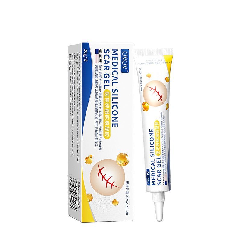 Medical OVOV ซิลิโคนทางการแพทย์แผลเป็นเจลครีมกําจัดรอยแผลเป็น Burn Scald รุ่นผ่าตัดสุขาภิบาล Dressin