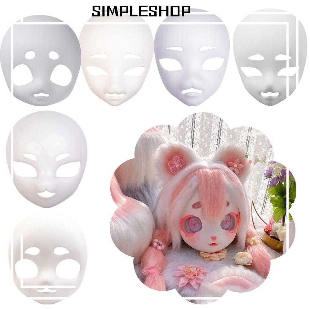 SIMPLESHOP Kigurumi Base Beast Skull, พลาสติกสัตว์หัวแมว Skull, DIY คอสเพลย์ Furry อะนิเมะปาร์ตี้