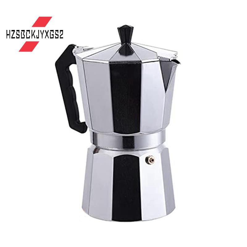 HzsbckjyxgsStovetop Espresso Maker หม้อกาแฟสําหรับเอสเปรสโซรสที่ยอดเยี่ยมสําหรับเซรามิคไฟฟ้าเตาตั้งพ