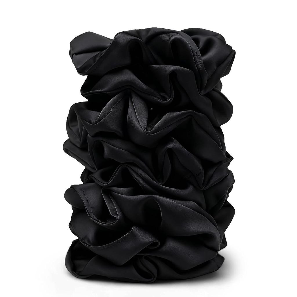 SatinScrunchiesforWomen–8PCSSilkHairTies–NoCre,Frizz-Free,GentleElasticHairBandsforThick&ThinHair,So