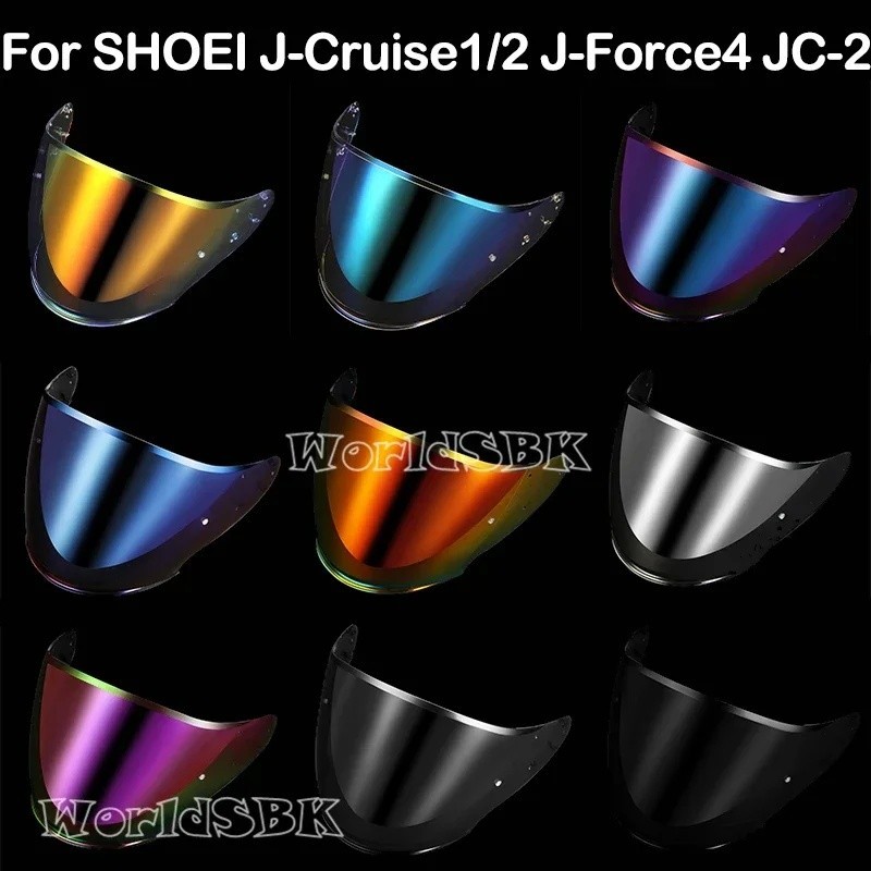 หมวกกันน็อค Visor สําหรับ SHOEI J-Cruise 1 J-Cruise 2 J-Force 4 CJ-2 รถจักรยานยนต์หมวกกันน็อคเลนส์เป