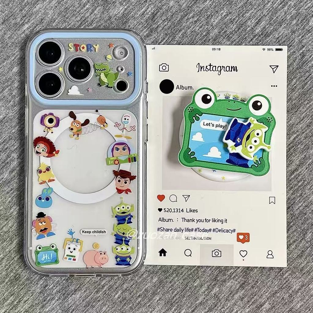 เคสโทรศัพท์ เหมาะสําหรับ iPhone 7 8 X XS XR XSMAX 11 12 13 14 15 16 17 Pro max Plus Air Toy Story หม