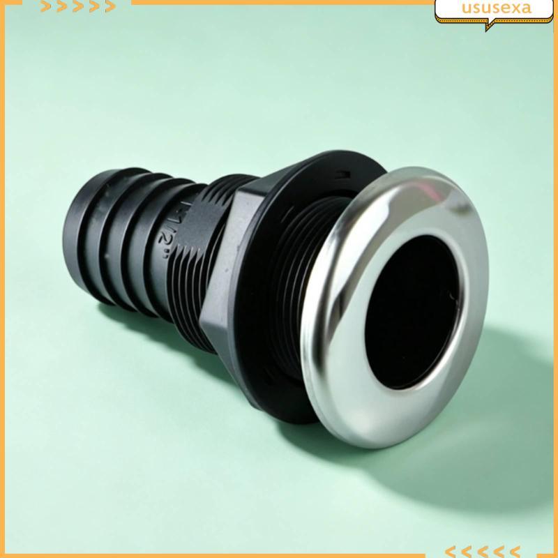 [Ususexa] Premium Marine Drain Outlet เกลียว Thru-hull Fitting พร้อมล็อคอ่อนนุชสําหรับเรือยอชท์เรือใ