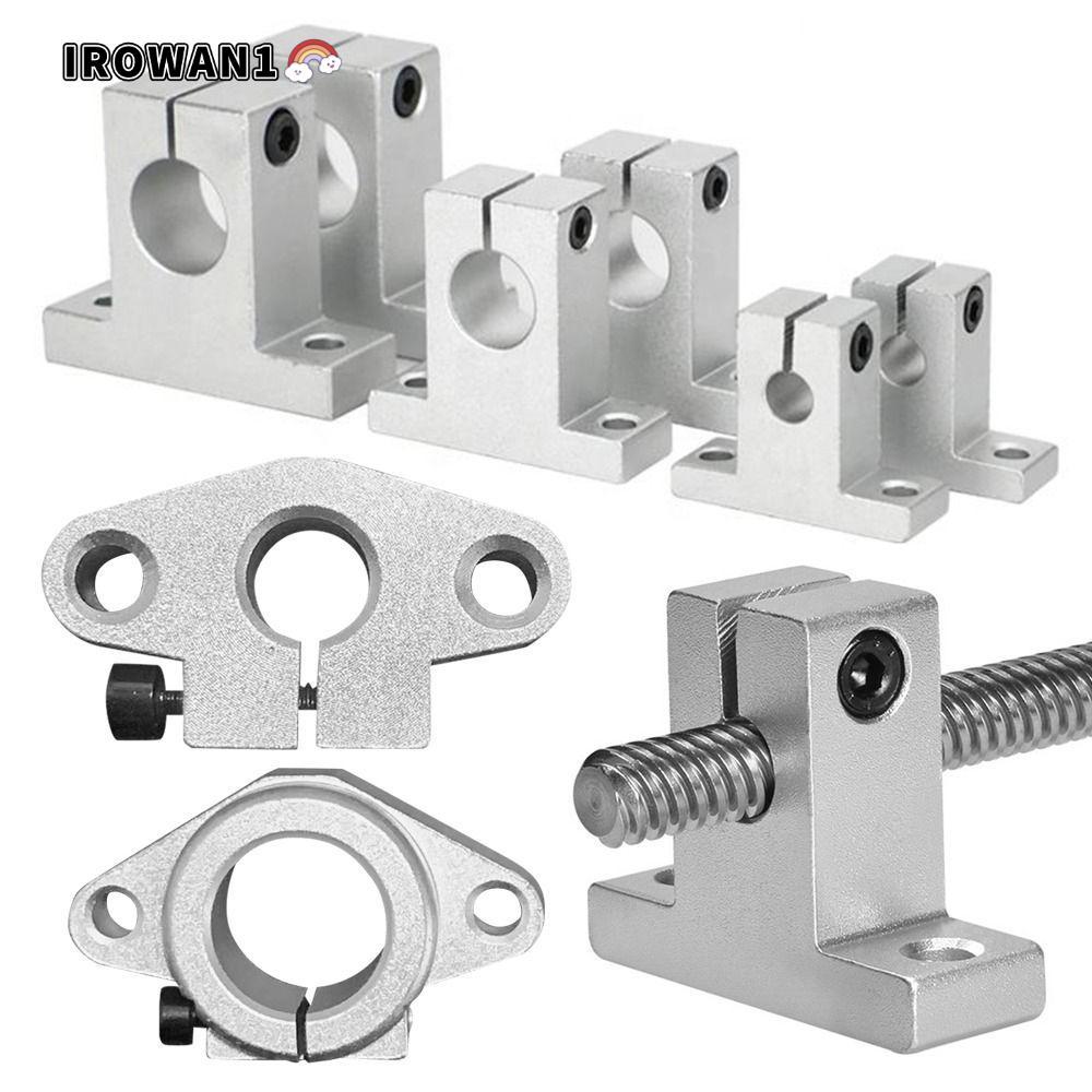 IRWAN1 1 PC แบริ่งเชิงเส้น, XYZ ตารางอลูมิเนียมเพลารางสนับสนุน, CNC Router SHF8 SHF10 SHF12 SHF16 SK8 SK10 SK12 SK16 SK20 Rod ผู้ถือเครื่องพิมพ์ Part
