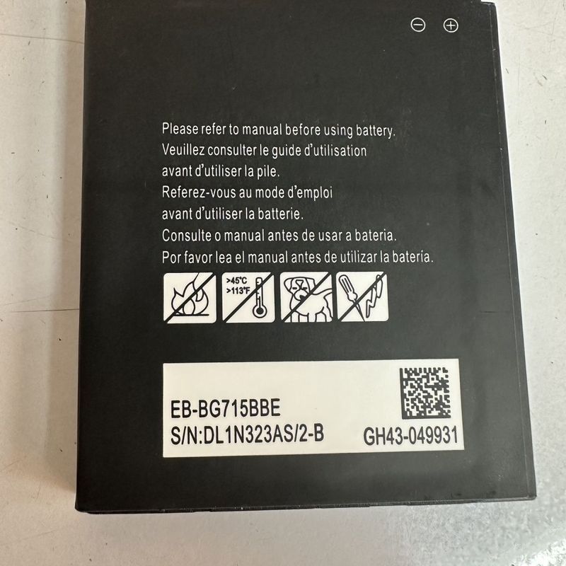 เหมาะสําหรับแบตเตอรี่โทรศัพท์มือถือ Samsung Galaxy Xcover Pro/6 PRO G715F G715FN/DS
