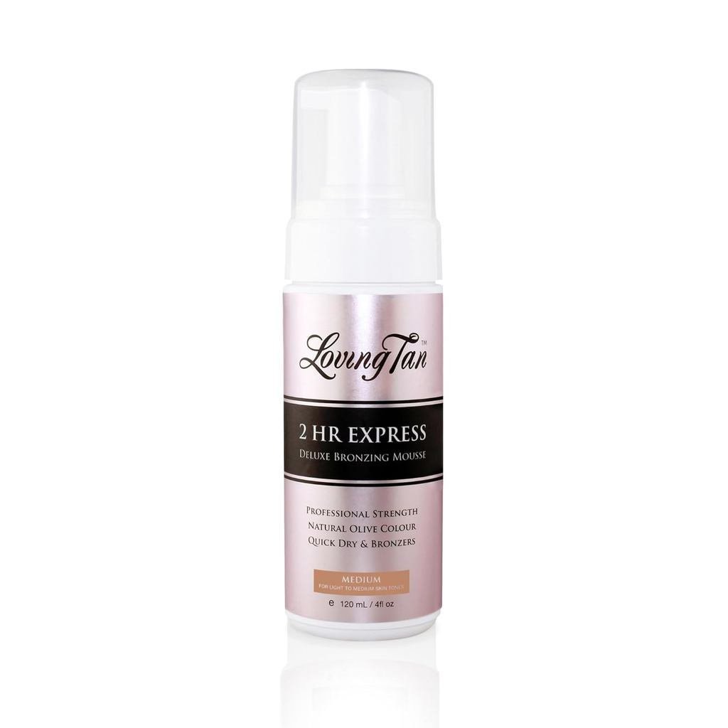 Loving Tan 2 HR Express Self-Drying Mousse, Medium Tones-Flawless, Professional Quality-สามารถใช้ได้