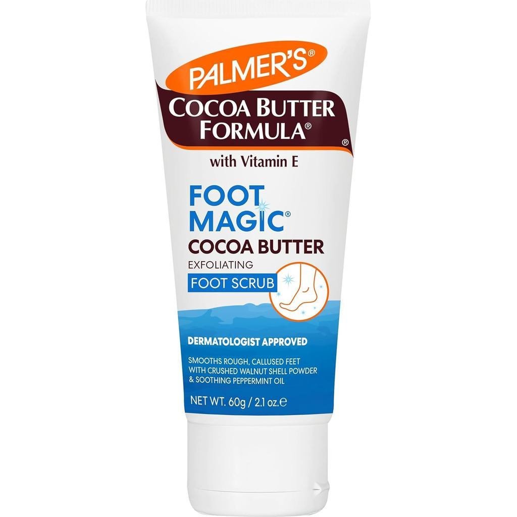 PalmersCocoaButterFormulaMagicExfoliatingFootScrubwithVitaminEforDry,CrackedFootScrubberforPedicure,