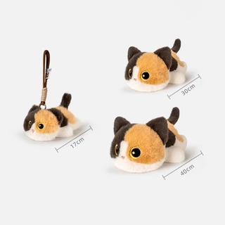 COD ตุ๊กตานุ่มฟูรูปแมว ของแขวน ตุ๊กตา พวงกุญแจ ฮีลใจ มีหลายขนาดให้เลือก 17/30/40cm ไส้ PP วันเกิดของขวัญวัน