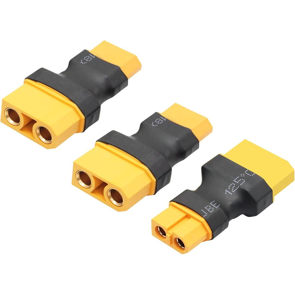 XT60 Female to XT90 Female Connector Converter, XT60 no Wire Adapter Plug, สําหรับ XT90 RC แบตเตอรี่