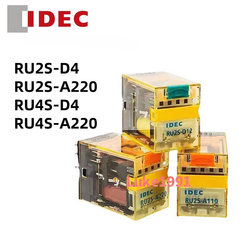 IDEC รีเลย์ RU2S-D24 RU2S-A220 RU4S-D24 D12 A110 CD AC24V ใหม่ล่าสุดพร้อมสต็อก