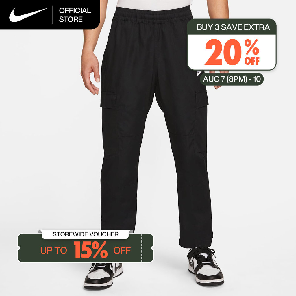 Nike Men's Club Woven Cargo Pants - Black [DX0614-010]