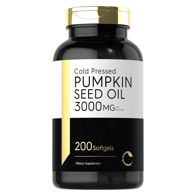 PUMPKIN SEED Oil Soft Capsules PUMPKIN SEED OILSOFT 60 แคปซูลผมตรง OEM