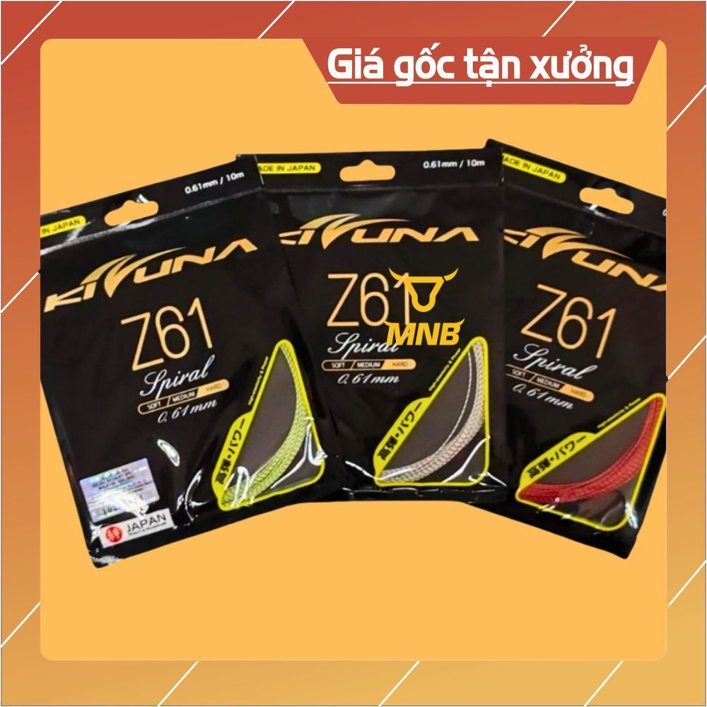 Kizuna Z61 Monofilament Strings ตาข่ายยืด และแร็กเก็ตทุกสี ผลิตในญี่ปุ่น ผลิตภัณฑ์ของแท้ Bg65, bg65t