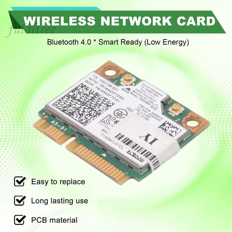 fulaltreeNotebook การ์ดไร้สายในตัวสําหรับ 7260HMW 7260AC 867M Dual Band 5G การ์ดไร้สาย BT4.0 สําหรับ