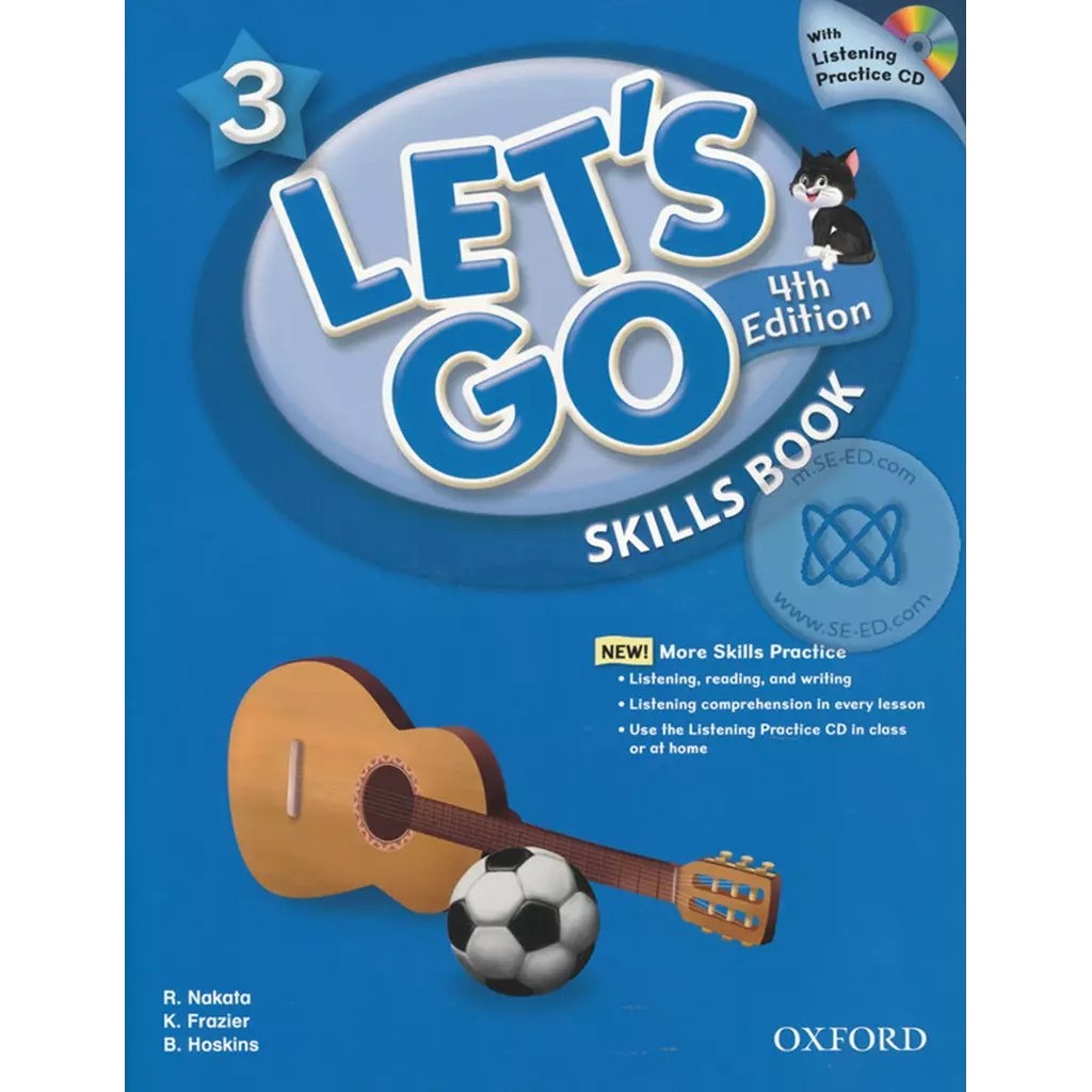 Bundanjai (หนังสือ) Let's Go 4th ED 3 : Skill Workbook +CD (P)