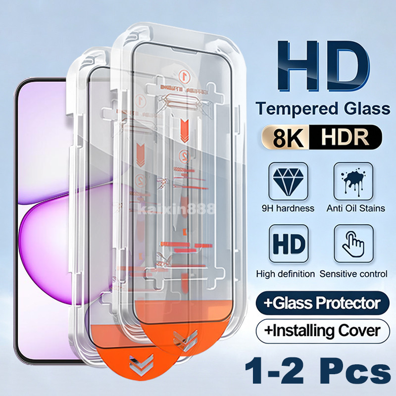 1-2 Pcs Realme C100i Full CoverageกระจกนิรภัยสําหรับRealme C100 C100x C85 Pro C83 C75 C75x C73 C71 1